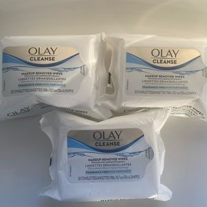 3 x Olay Makeup Remover Wipes